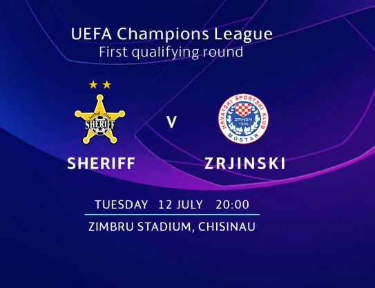 Billets pour le match Sheriff - Zrinski sont en vente