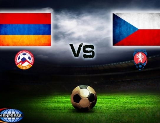 La seleccion de Armenia cede a la Republica Checa