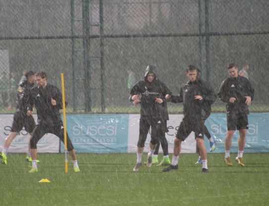 Football in all weathers