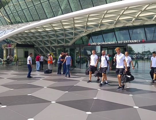 Notre équipe est arrivée à Bakou