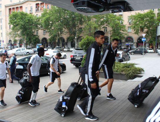 El equipo ha llegado en Tbilisi