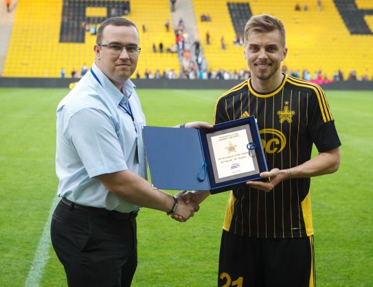 Le meilleur joueur du match d’après “Interdnestrcom” est Potirniche