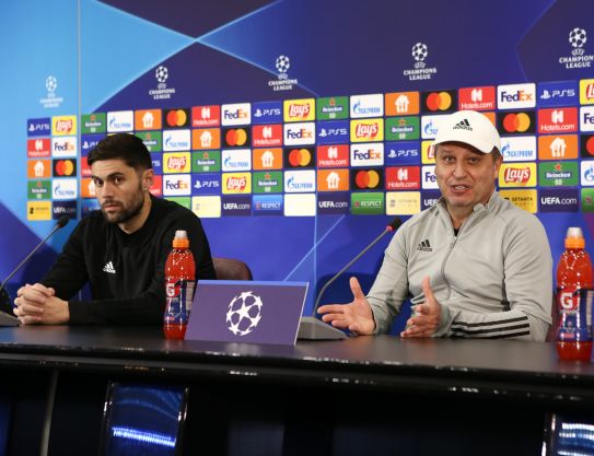 Press conference before the match with Inter