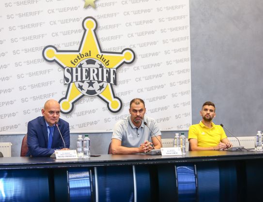 Press-conference before the match with Valur