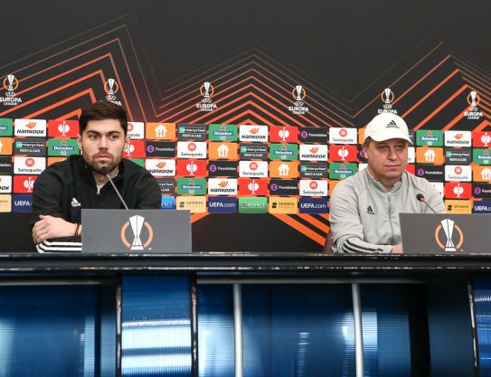 Rueda de prensa antes del CD "Braga"