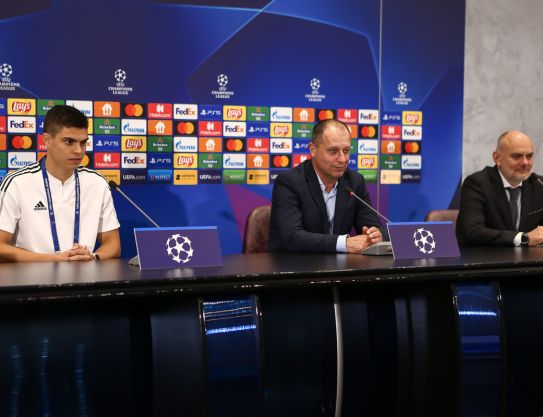 Пресс-конференция после матча с ФК «Шахтар»