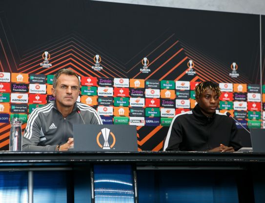 Conférence de presse avant le match contre Manchester United