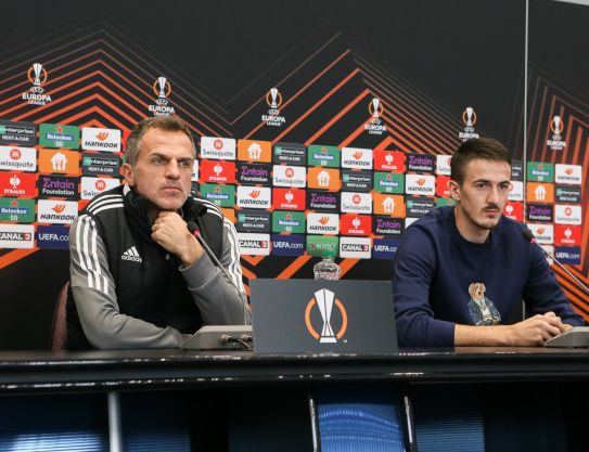 Rueda de prensa de Stjepan Tomas antes del partido con el "Real Sociedad"