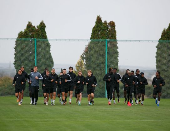 Programa para el partido contra el FC Servette