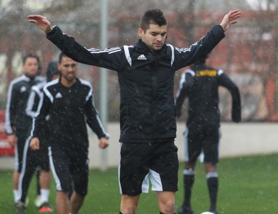 "Sheriff" en Turquía. Día uno.  Entrenamiento   antes del partido contra el "Wisla ".