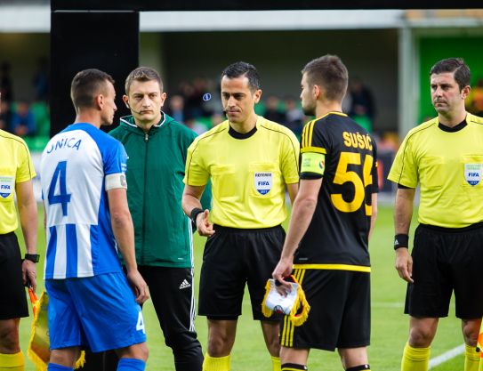 Tiraspol vs Balti.  Fue en 2017