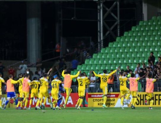 Au troisième tour contre le club tchèque Viktoria