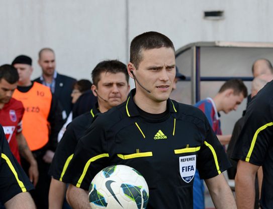 Golden Ball match served by Hungarian referee team